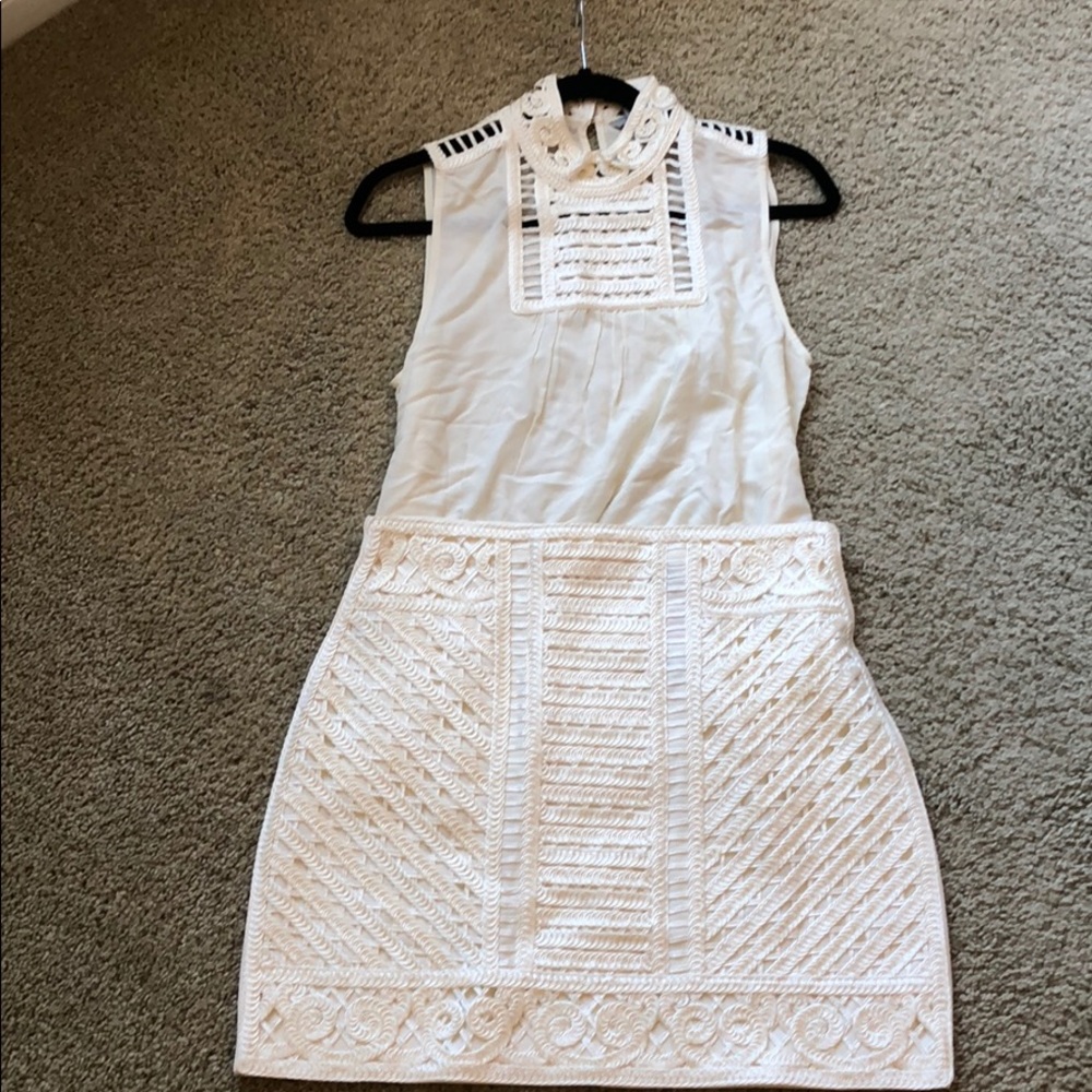 Two piece set top and skirt. Crochet